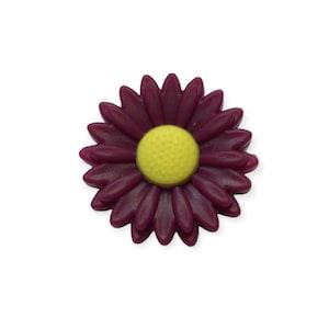 Plum Daisy Flower // Silicone Flower // Beading // Crafting - Flowerhint