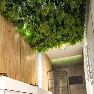 Artificial Plant Wall - White Daisy - Green Wall Indoor - Plant Vertical Garden - Wall Covering - Wall Panelling - Accent Wall - Plants - Flowerhint